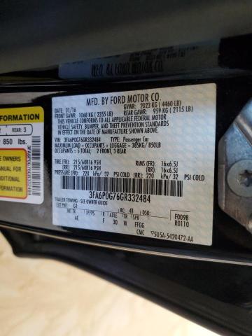 3FA6P0G76GR332484 2016 FORD FUSION - Image 12