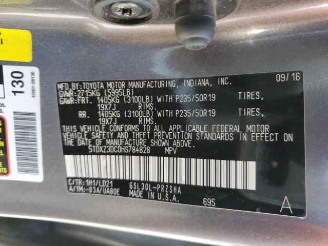 5TDXZ3DC0HS784828 2017 TOYOTA SIENNA - Image 13