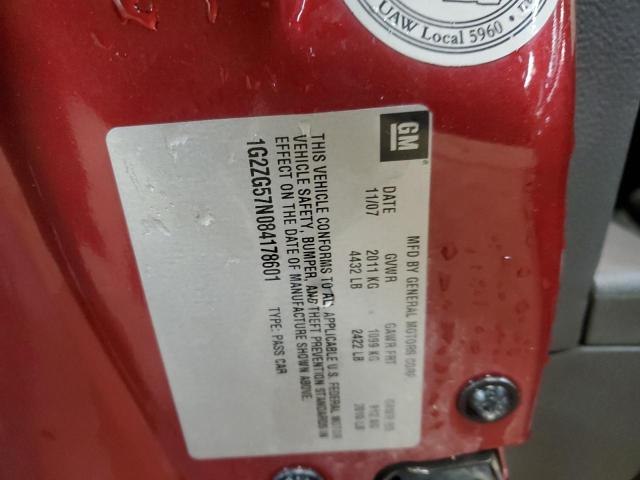 Image 13 of 2008 Pontiac G6 salvage vehicle - Lot #40888984 at Copart