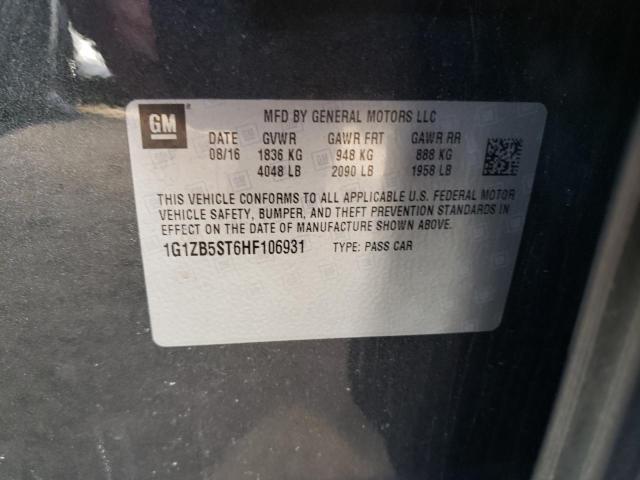2017 CHEVROLET MALIBU LS 1G1ZB5ST6HF106931