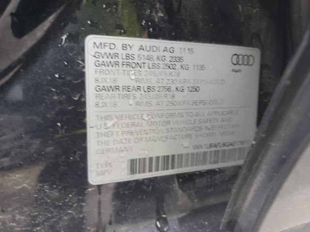 VIN WA1UFAFL6GA013616 2016 Audi A4, Premium Plus no.13