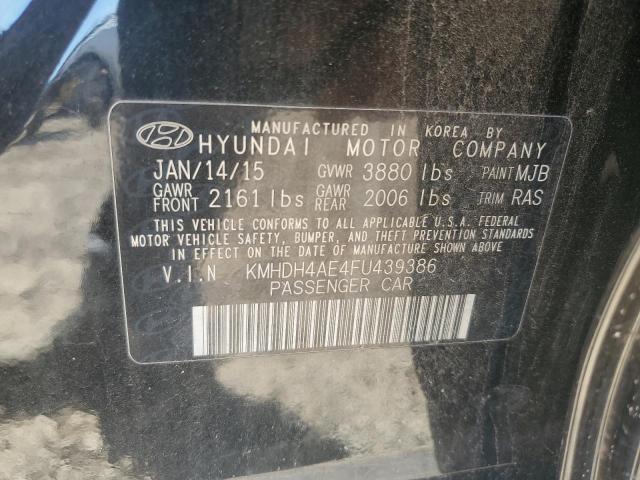 2015 HYUNDAI ELANTRA SE KMHDH4AE4FU439386