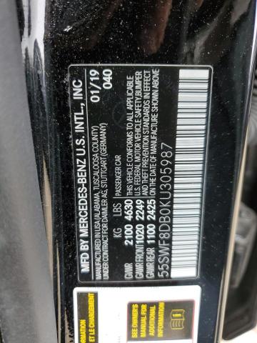 VIN 55SWF8DB0KU305987 2019 Mercedes-Benz C-Class, 300 no.13