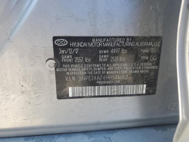 2017 HYUNDAI SONATA SE 5NPE24AF6HH546052