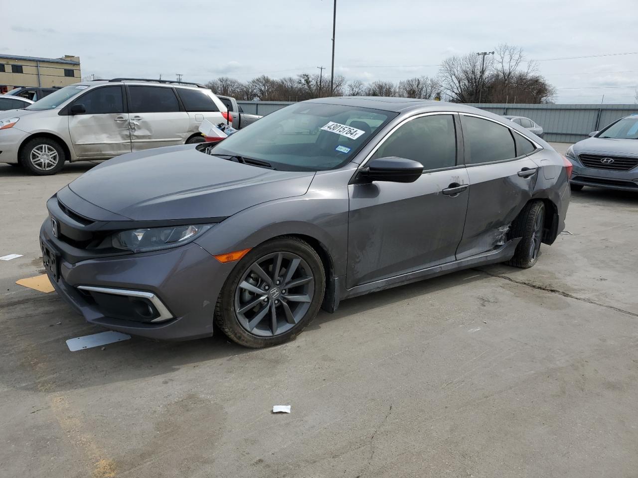 2019 Honda Civic Ex vin: JHMFC1F36KX005429