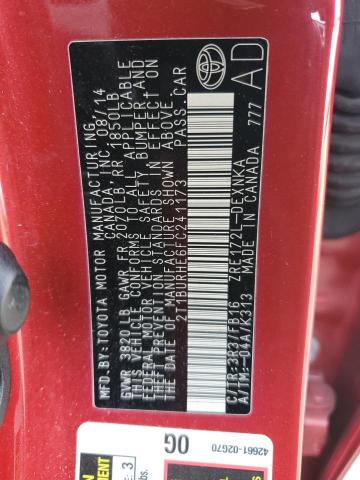 2015 TOYOTA COROLLA L 2T1BURHE6FC241173