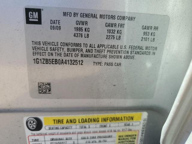 2010 Chevrolet Malibu Ls VIN: 1G1ZB5EB0A4132512 Lot: 42561014