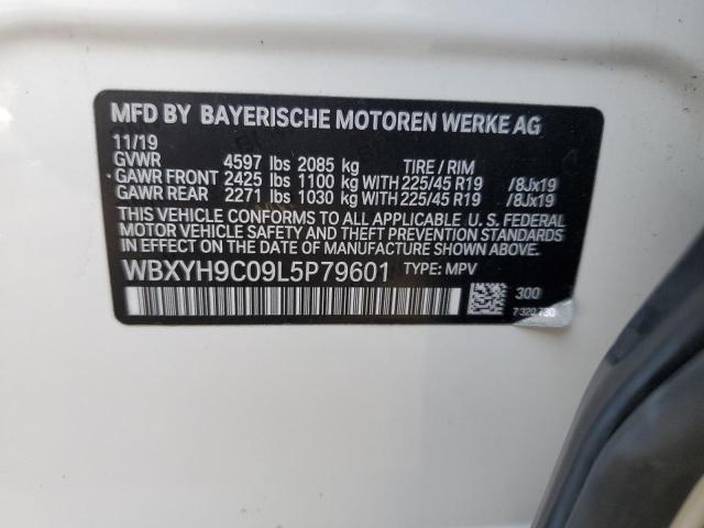 VIN WBXYH9C09L5P79601 2020 BMW X2, Sdrive28I no.13