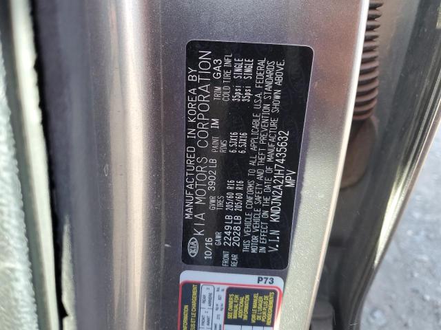 2017 KIA SOUL KNDJN2A21H7435632