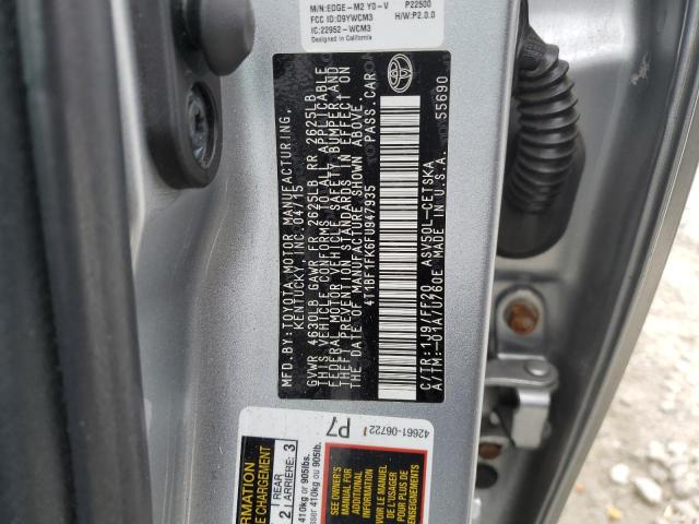 2015 TOYOTA CAMRY - 4T1BF1FK6FU947935