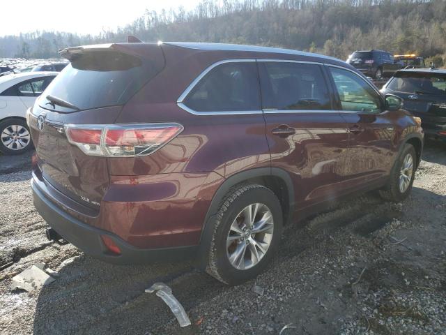 VIN 5TDJKRFH9FS223479 2015 Toyota Highlander, Xle no.3