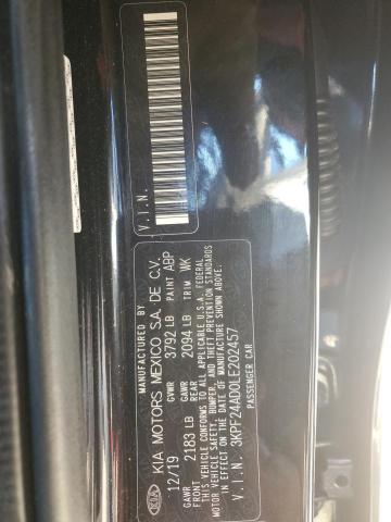 2020 KIA FORTE FE 3KPF24AD0LE202457