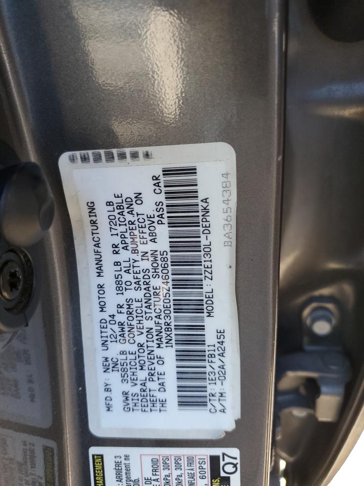 1NXBR30E05Z460685 2005 Toyota Corolla Ce