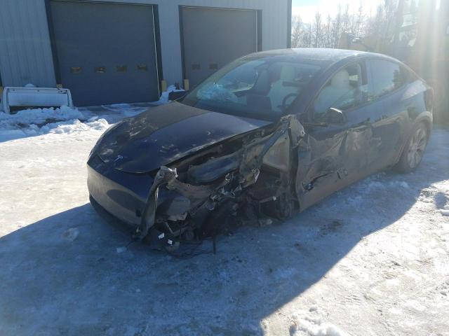 Auction sale of the 2021 TESLA MODEL Y , vin: 5YJYGDEE0MF061785, lot number: 42595424