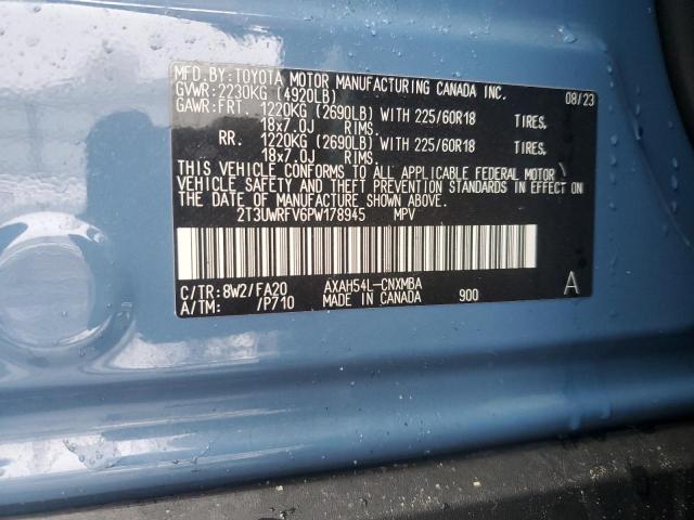 2023 TOYOTA RAV4 WOODL - 2T3UWRFV6PW178945