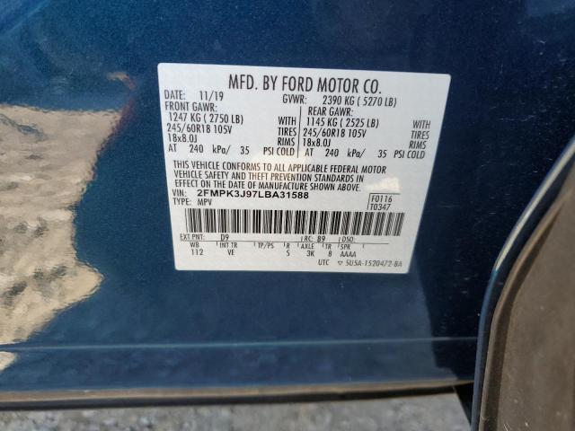 2FMPK3J97LBA31588 2020 FORD EDGE, photo no. 13