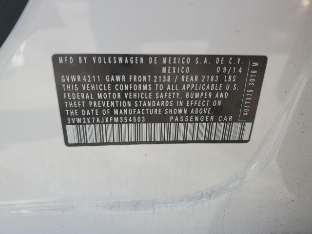 2015 VOLKSWAGEN JETTA BASE - 3VW2K7AJXFM354503