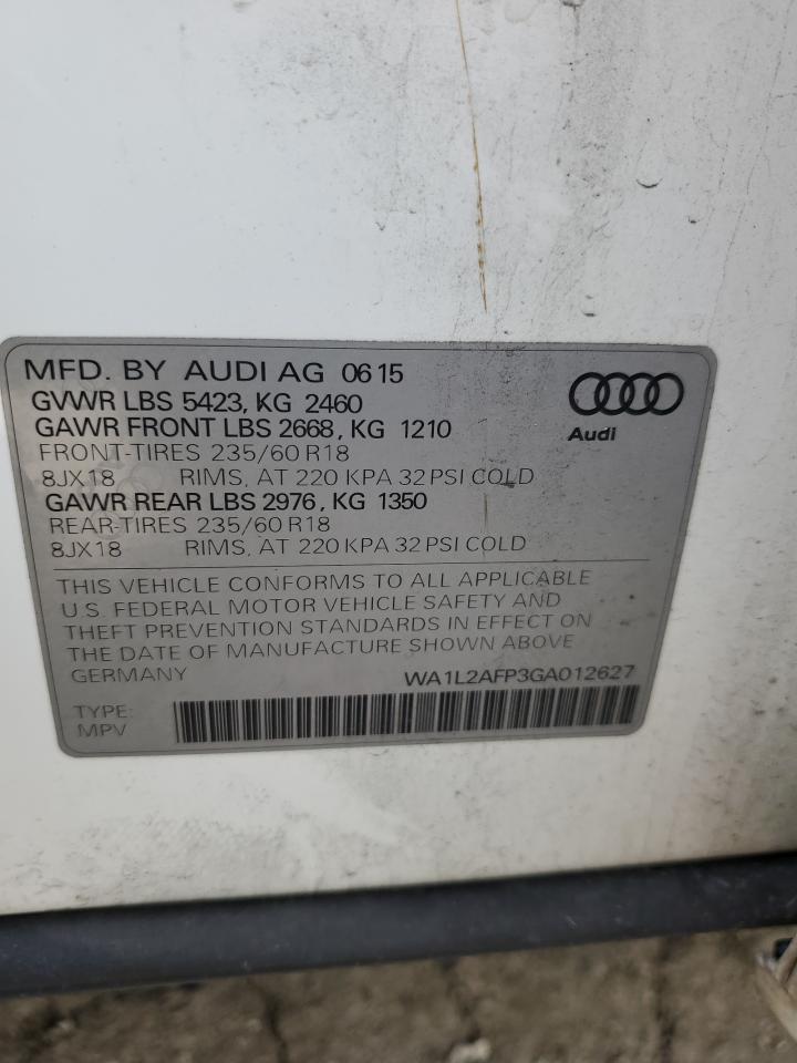 Lot #2981975063 2016 AUDI Q5 PREMIUM