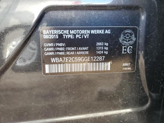 2016 BMW 7 SERIES - WBA7F2C59GGE12287