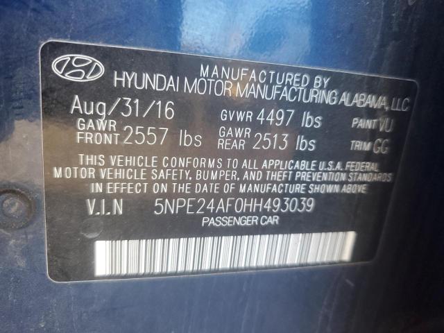 2017 HYUNDAI SONATA SE - 5NPE24AF0HH493039