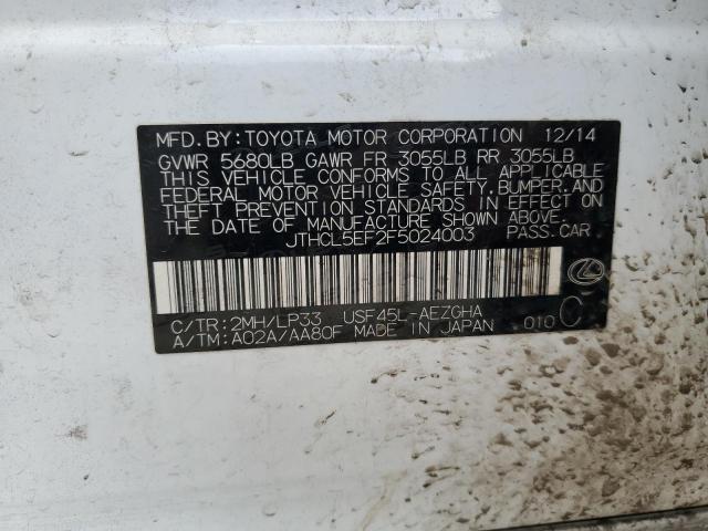 2015 LEXUS LS 460 - JTHCL5EF2F5024003