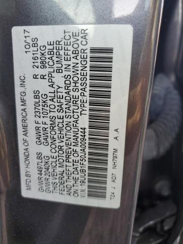 2018 Acura Tlx Tech VIN: 19UUB1F50JA009444 Lot: 44760684