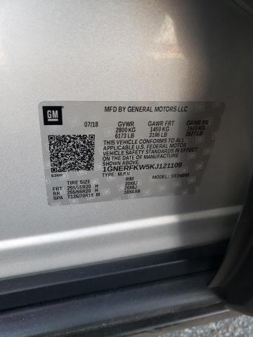 2019 CHEVROLET TRAVERSE L 1GNERFKW5KJ121109