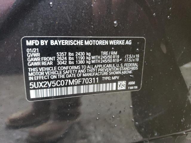 2021 BMW X4 XDRIVEM - 5UX2V5C07M9F70311