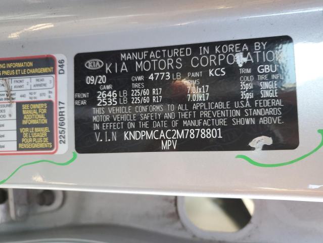 2021 KIA SPORTAGE L KNDPMCAC2M7878801