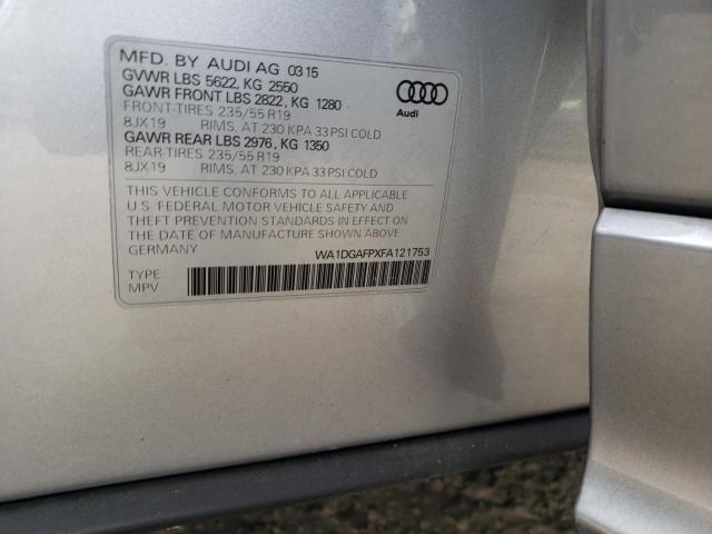 2015 AUDI Q5 PREMIUM WA1DGAFPXFA121753