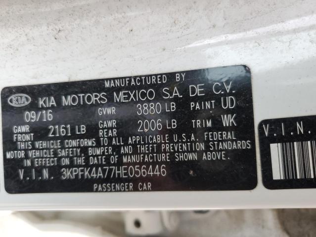 2017 KIA FORTE LX 3KPFK4A77HE056446