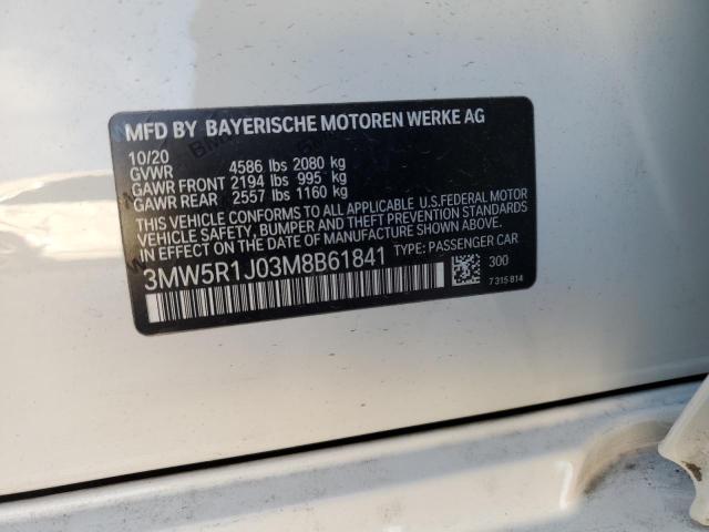 3MW5R1J03M8B61841 BMW 3 Series 330I 13