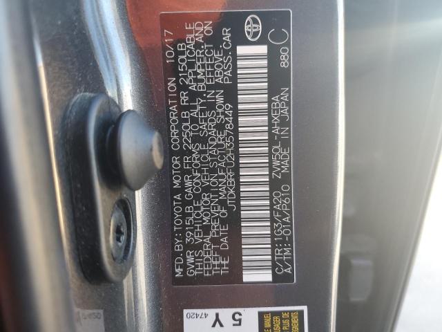 2017 TOYOTA PRIUS - JTDKBRFU2H3578449