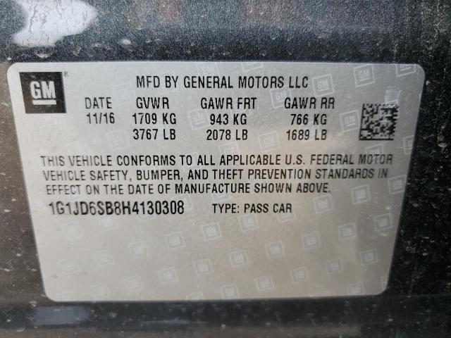 2017 CHEVROLET SONIC LT - 1G1JD6SB8H4130308