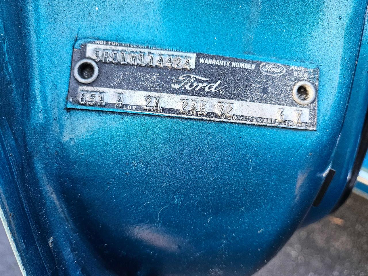 9R01M114424 1969 Ford Mustang