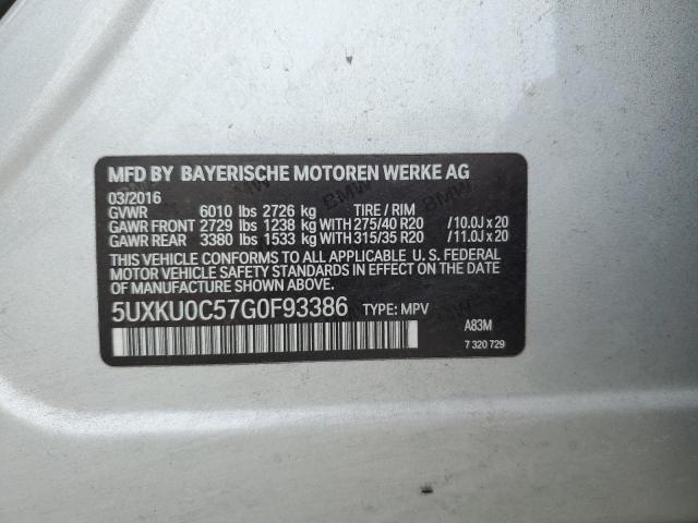 5UXKU0C57G0F93386 2016 BMW X6 - Image 13