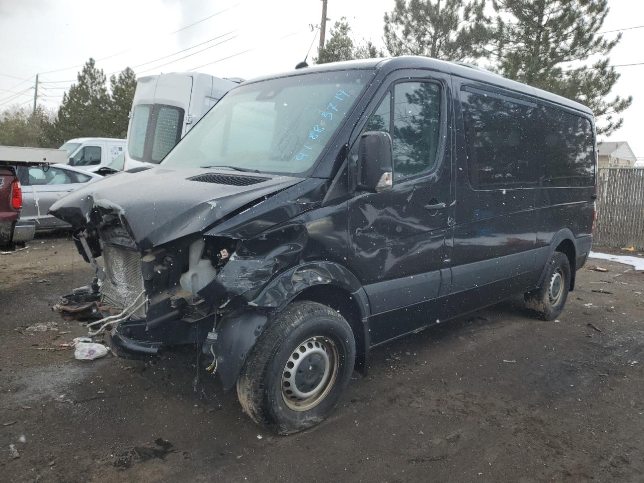 Wrecked sprinter store van for sale