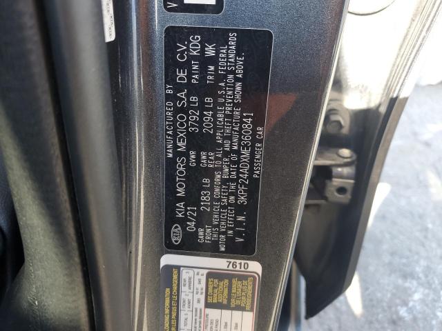 2021 KIA FORTE FE - 3KPF24ADXME360841