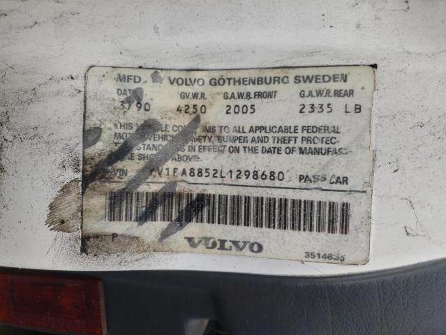 1990 Volvo 740 Base VIN: YV1FA8852L1298680 Lot: 41307484