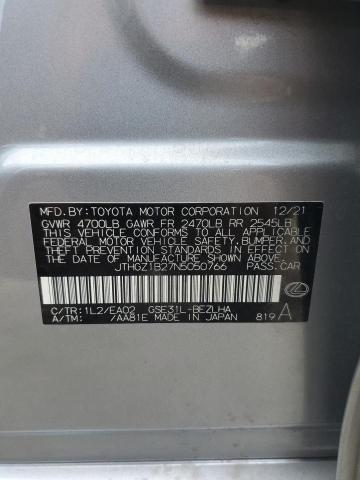 2022 LEXUS IS350 JTHGZ1B27N5050766