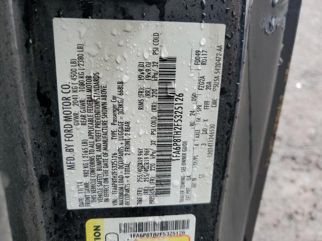 2015 Ford Mustang VIN: 1FA6P8TH2F5325126 Lot: 44026864