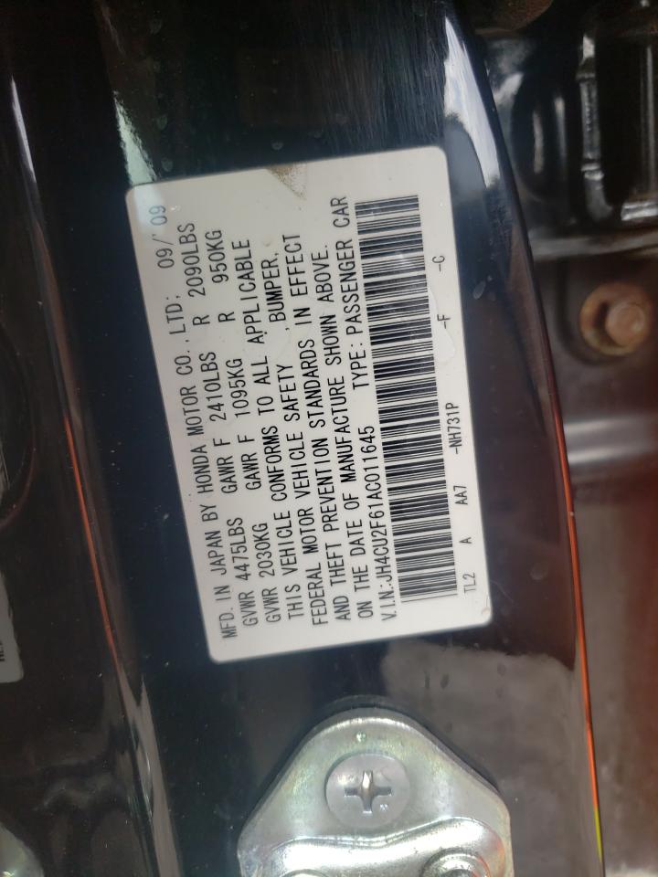 JH4CU2F61AC011645 2010 Acura Tsx