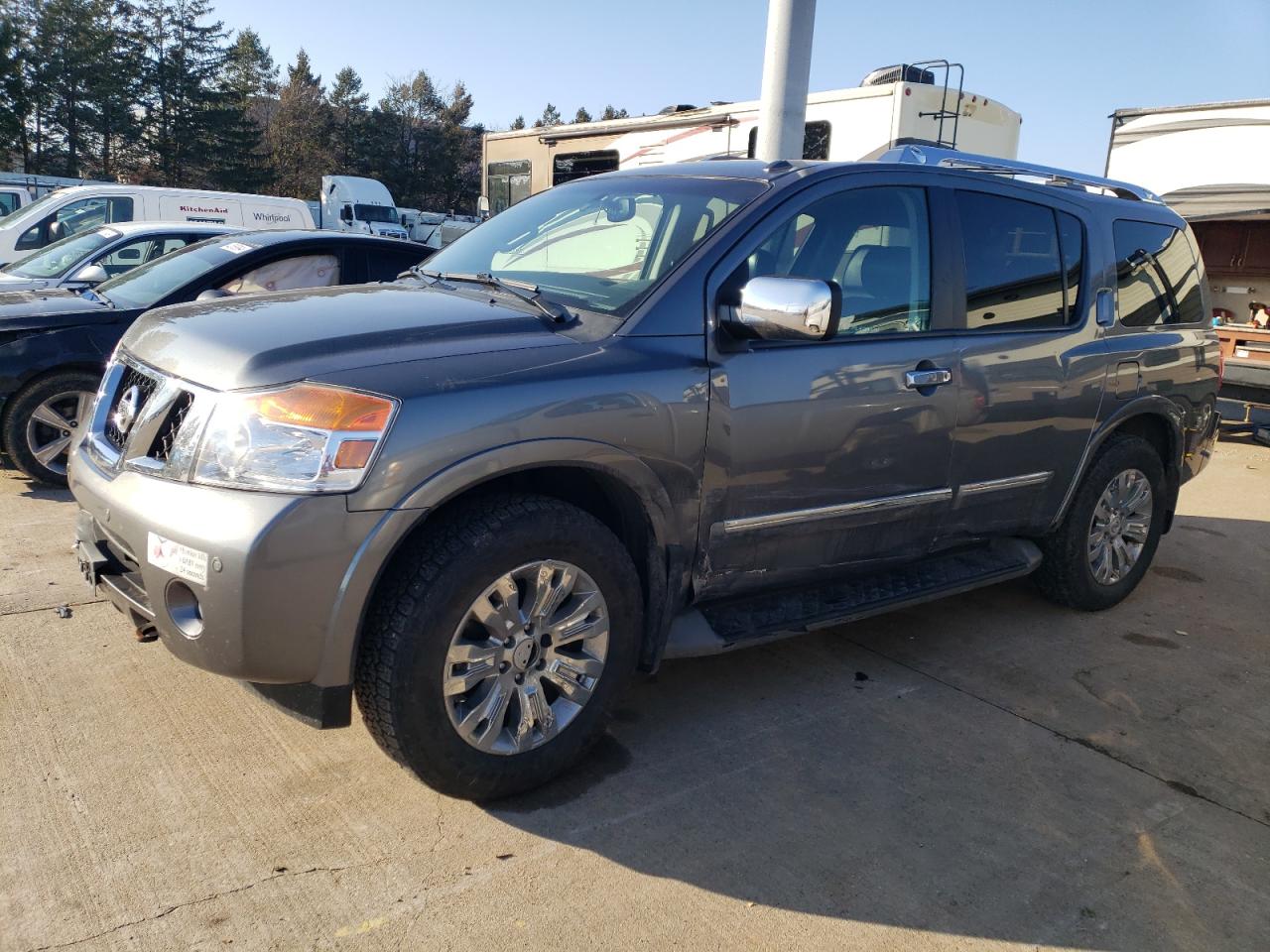 2015 Nissan Armada at IA Eldridge Copart lot 41006534