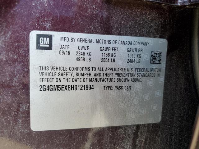 2017 BUICK REGAL - 2G4GM5EX8H9121894