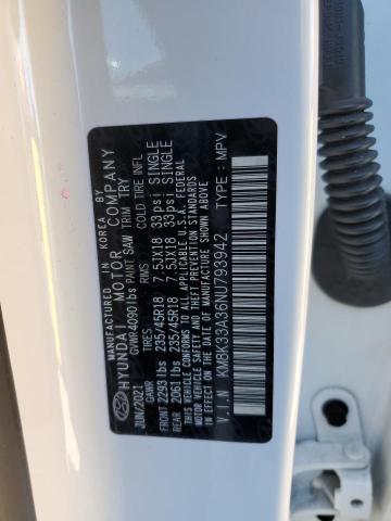 2022 HYUNDAI KONA N LIN - KM8K33A36NU793942