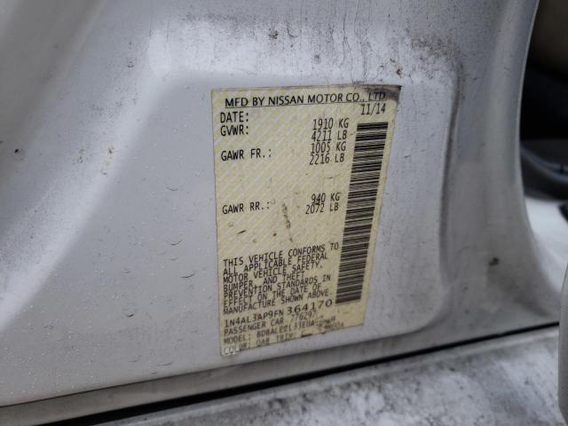 2015 NISSAN ALTIMA 2.5 - 1N4AL3AP9FN364170