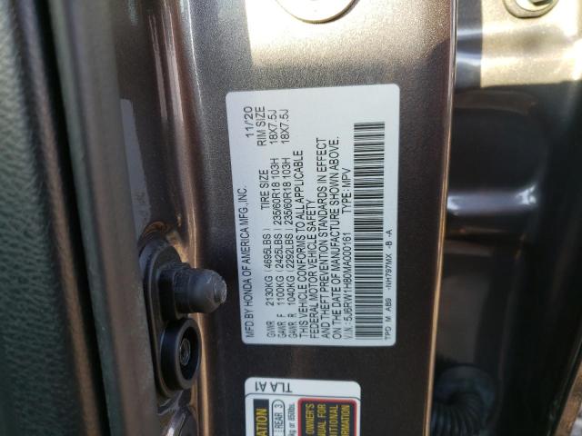 2021 HONDA CR-V EXL - 5J6RW1H80MA000161
