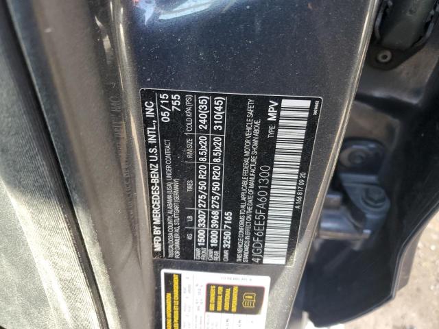 2015 MERCEDES-BENZ GL 450 4MA - 4JGDF6EE5FA601300