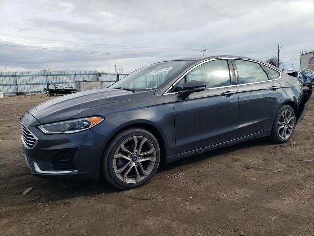 Lot #2404386094 2019 FORD FUSION SEL salvage car