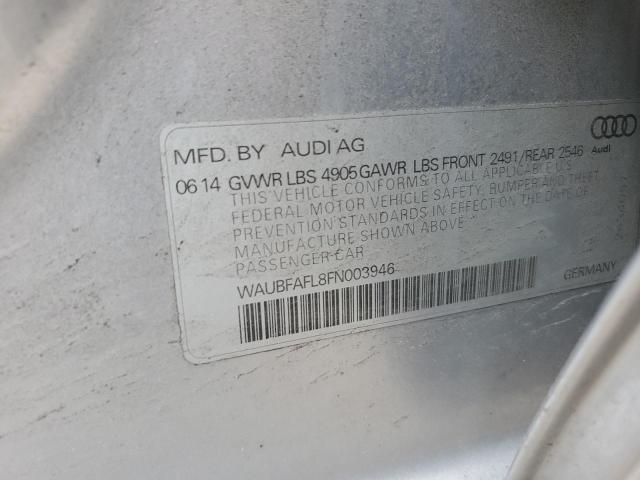  AUDI A4 2015 Сріблястий